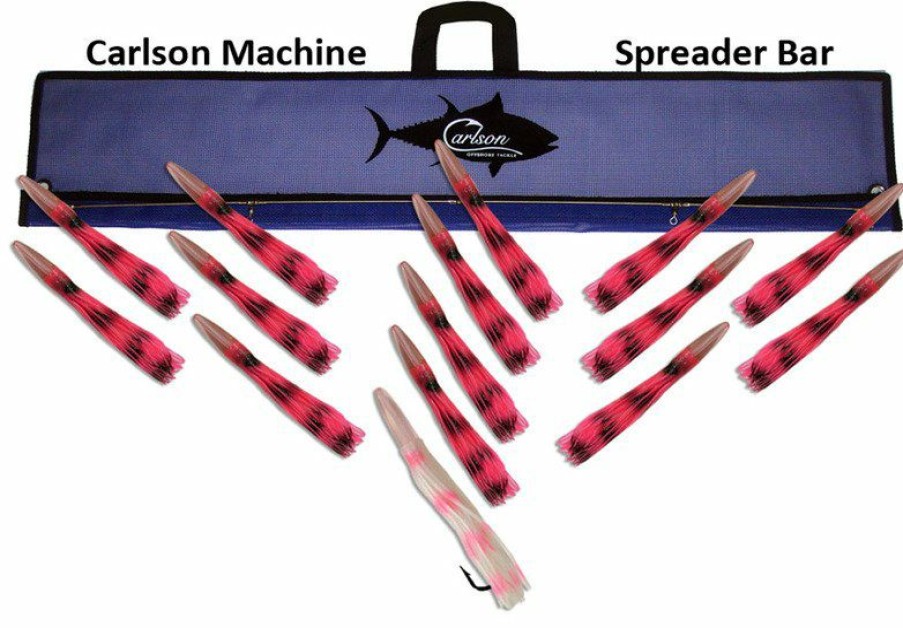 Baits Lures * | Latest Fashion Carlson Machine Spreader Bar 36 With 14 9 Machine Lures And 12 Machine Stinger