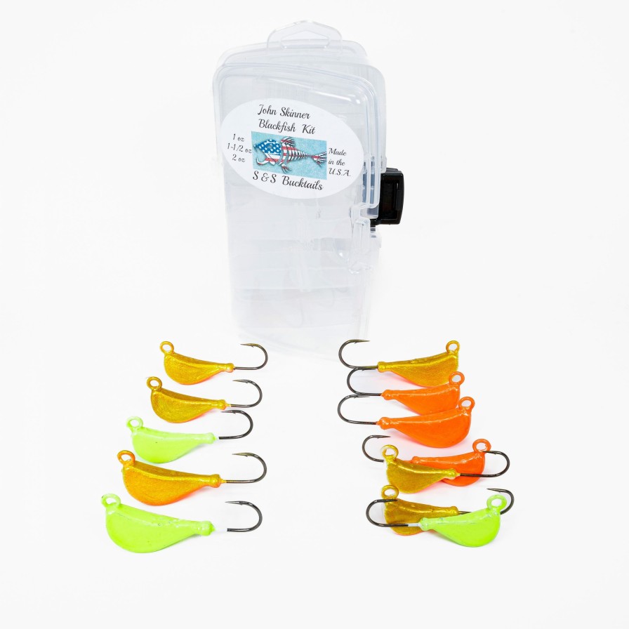 Baits Lures * | Fashion S&S Bucktails John Skinner Porgy & Blackfish Jig Bundle