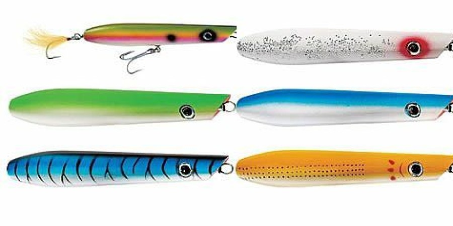 Baits Lures * | Clearance Sale Tsunami Timber Lure Pencil Popper Plugs